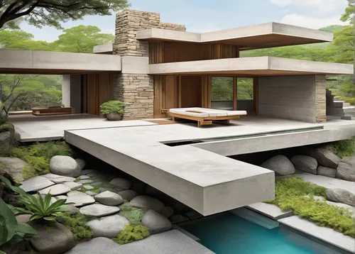 modern house,landscape design sydney,modern architecture,pool house,landscape designers sydney,asian architecture,zen garden,3d rendering,dunes house,mid century house,japanese architecture,roof landscape,luxury property,japanese zen garden,home landscape,garden design sydney,landscaping,luxury home,house by the water,grass roof,Unique,Design,Infographics