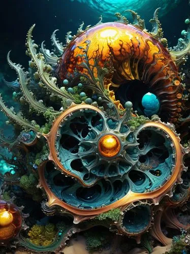 under sea,underwater playground,deep sea nautilus,nautilus,coral reef,undersea,under the sea,ocean floor,the bottom of the sea,sea life underwater,underwater world,underwater landscape,sea-life,deep sea,flotsam and jetsam,mushroom island,bottom of the sea,sea fantasy,seabed,ocean underwater,Conceptual Art,Fantasy,Fantasy 03