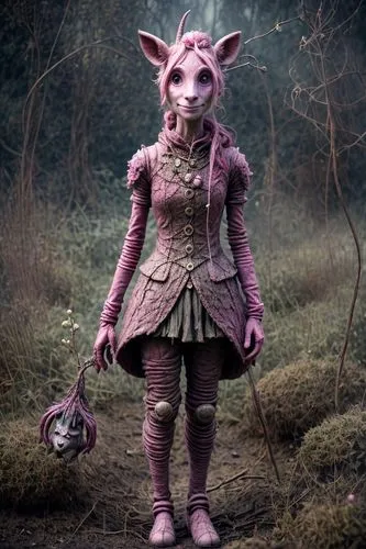 bobinska,bobinski,clanger,pyg,pipkins,pinkola,goatflower,mangle,lavagirl,rosa 'the fairy,pink cat,satyr,bjd,tinky,kobold,rabbitte,ostara,gurgan,goblin,muffett