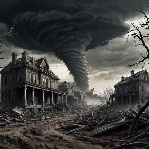 willink,tornadoes,superstorm,apocalyptic,post-apocalyptic landscape,apocalypses,apocalypso,apocalyptically,tornado,mesocyclone,whitechapel,tornadic,tornados,tempestuous,nature's wrath,pilger,end of the world,storm surge,tornado damage,stormbringer,Conceptual Art,Fantasy,Fantasy 33