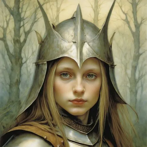 joan of arc,elenore,glorfindel,pevensie,elendil,fantasy portrait,thorhild,arthurian,finrod,noldor,isolde,aslaug,ellinor,gunnhild,female warrior,gunhild,wiglaf,heatherley,sigyn,borghild,Illustration,Realistic Fantasy,Realistic Fantasy 14