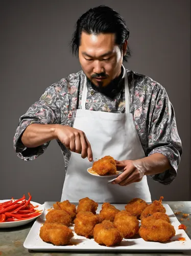 general tso's chicken,men chef,chef,fried fritters,fritters,indian chinese cuisine,bánh bao,bannock,arancini,chicken bao,filipino cuisine,frybread,asian cuisine,korean chinese cuisine,pandebono,sweet and sour chicken,southwestern united states food,nepalese cuisine,orange chicken,food styling,Conceptual Art,Graffiti Art,Graffiti Art 05