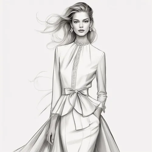 fashion illustration,fashion sketch,fashion vector,drawing mannequin,white silk,elegance,fashion design,elegant,white winter dress,tilda,graphite,white coat,robe,star drawing,evening dress,gown,vogue,drape,vintage drawing,digital drawing,Conceptual Art,Fantasy,Fantasy 31