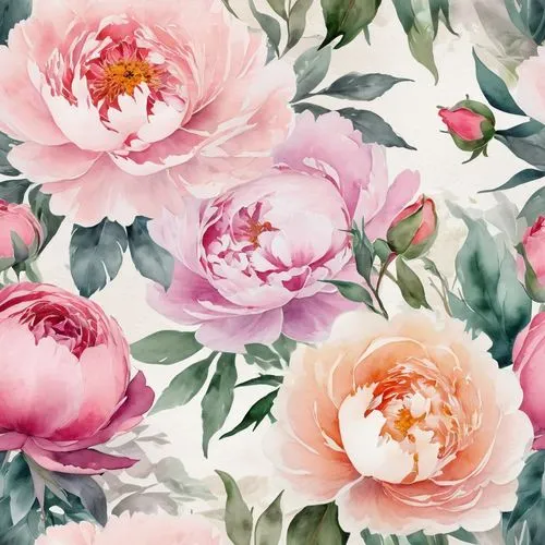 floral background light peonies and roses,peonies,peony,pink peony,peony pink,floral digital background,common peony,japanese floral background,watercolor floral background,camelliers,floral backgroun