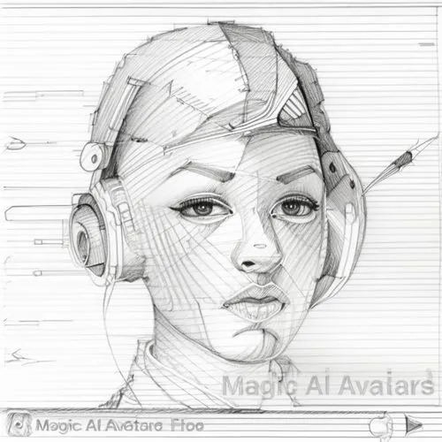 headset profile,headset,audio player,ai,wireless headset,music player,smart album machine,geometric ai file,cd cover,humanoid,cyborg,medical mask,signal head,covid-19 mask,medical device,eye tracking,cybernetics,artificial hair integrations,bluetooth headset,biomechanically,Design Sketch,Design Sketch,Pencil Line Art