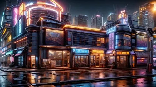 shanghai,kowloon,hong kong,kowloon city,shinjuku,tokyo city,retro diner,busan night scene,tokyo,chongqing,neon coffee,cyberpunk,hk,fantasy city,taipei,osaka,harbour city,shanghai disney,colorful city,bangkok