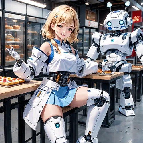 heavy object,darjeeling,ai,robotics,kotobukiya,military robot,violet evergarden,cosplayer,kawaii foods,japanese kawaii,robots,honmei choco,star kitchen,kawaii food,hk,minibot,烧乳鸽,order pizza,mecha,fast food restaurant,Anime,Anime,General