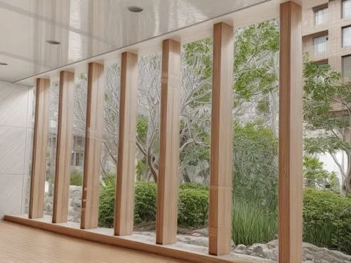 image to sketch ,bamboo curtain,window film,structural glass,room divider,glass wall,daylighting,lattice windows,glass facade,window curtain,structural plaster,ornamental dividers,slat window,glass pa