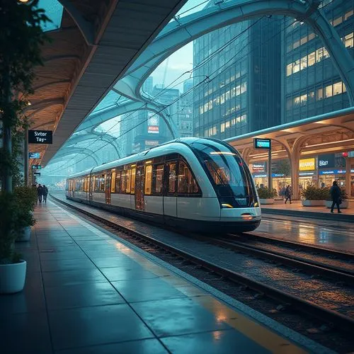 light rail train,randstadrail,skytrain,sky train,gautrain,light rail,airtrain,dlr,metrorail,maglev,electric train,skytrains,masdar,difc,citiseconline,flexity,tramlink,uitp,metronet,united arabic emirates,Photography,General,Realistic