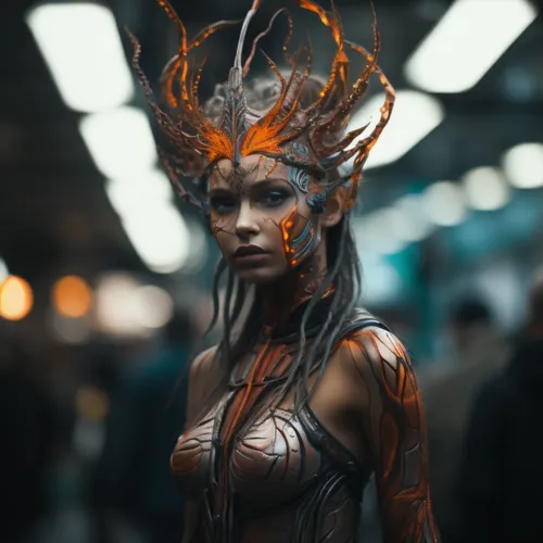 Lena was in the mix watching you. The Gog ,kerrii,dryad,kerrigan,witchblade,dryads,bodypaint