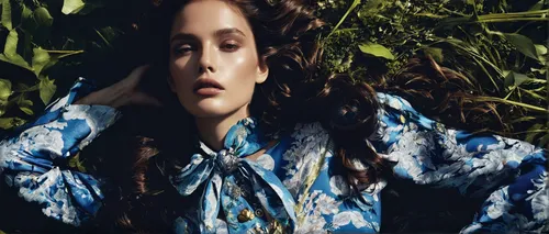 Photo Crista Cober by Txema Yeste for Numero August 2015,girl lying on the grass,windbreaker,nylon,in the tall grass,clove,meadow,clove-clove,swath,floral,girl in flowers,on the grass,sweatshirt,vogue