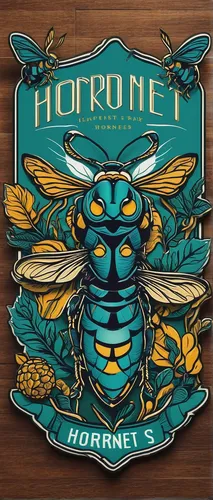 Design a sleek and elegant hornets logo inspired by nature's beauty for an upscale spa.,hornet,hornworm,honey bee home,horn of plenty,hormone,horehound,honeybee,moraine,hoptree,pioneer badge,honeybees