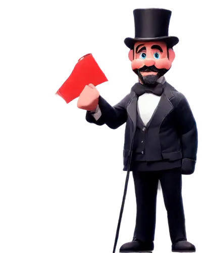 magician,the magician,banker,3d render,waiter,ringmaster,hilbert,lumo,redcap,sfm,monopolar,miner,bloxom,magicians,ringleader,abracadabra,3d model,businessman,underminer,cinema 4d,Illustration,Vector,Vector 10