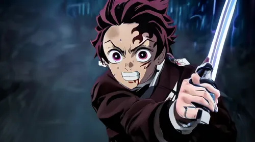 The boy fights with his sword.,البرنامج مقزز,koichi,tendo,trigun,sanosuke,katakuri,kame sennin