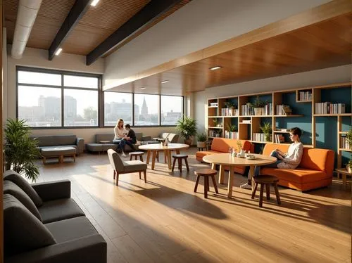 clubroom,reading room,penthouses,study room,lofts,loft,modern office,hoboken condos for sale,daylighting,contemporary decor,modern room,smartsuite,apartment lounge,modern decor,interior modern design,livingroom,modern living room,3d rendering,sky apartment,bookshelves