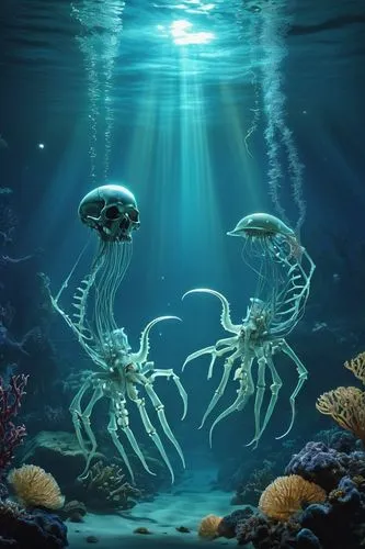 undersea,underwater background,cephalopods,sea life underwater,deep sea,underwater landscape,sea creatures,deep sea nautilus,under sea,sea-life,cnidarian,kraken,marine invertebrates,sea animals,sea monsters,underwater world,cnidaria,under the sea,marine scientists,aquarium inhabitants,Photography,General,Realistic