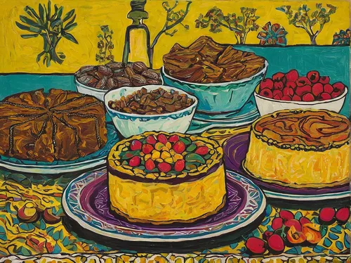 basket of fruit,dried fruit,khokhloma painting,pot pourri,food table,summer still-life,still-life,colomba di pasqua,brigadeiros,bowl of fruit,fruit bowl,persian new year's table,fruit bowls,tutti frutti,desserts,persian norooz,potpourri,basket with apples,fruit plate,feijoada,Art,Artistic Painting,Artistic Painting 07