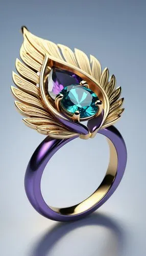 colorful ring,goldsmithing,ring dove,ring jewelry,ringen,mouawad,wedding ring,finger ring,angel wing,golden ring,circular ring,ringe,jewelry manufacturing,chaumet,winged heart,engagement ring,diamond ring,gold and purple,ring with ornament,anillo,Unique,3D,3D Character