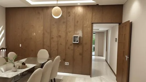 hallway space,modern decor,wood mirror,patterned wood decoration,wooden wall,modern room