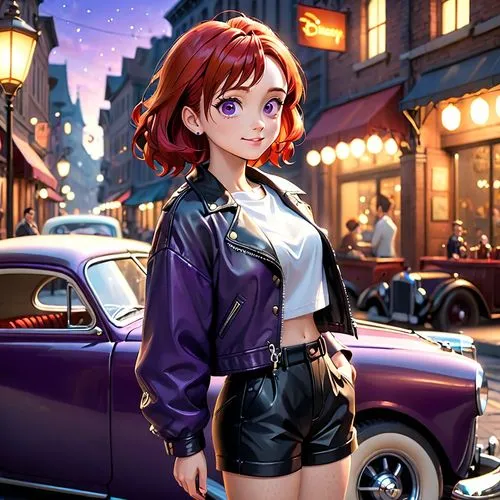 retro girl,volvo amazon,girl and car,50's style,retro woman,dodge la femme,ford prefect,fashionable girl,vintage girl,city ​​portrait,french digital background,karmann gia,retro women,ann margarett-hollywood,retro styled,volkswagen beetle,game illustration,retro background,50s,transistor,Anime,Anime,Cartoon