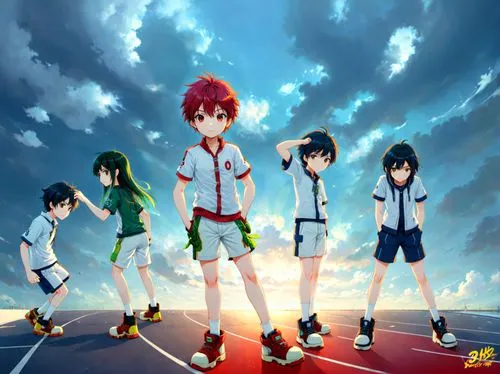 seigaku,anime cartoon,aquarion,keion,anime 3d,vocaloids,Anime,Anime,Realistic