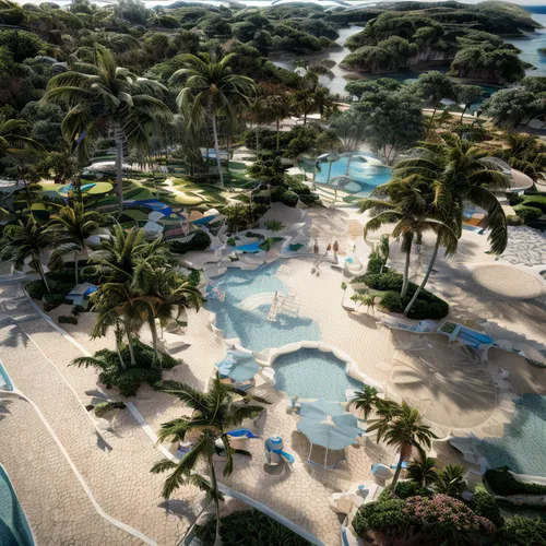 sandpiper bay,resort,tropical island,diamond lagoon,beach resort,artificial islands,iberostar,3d rendering,punta-cana,seaside resort,mahogany bay,caribbean beach,water park,artificial island,tropical beach,underwater oasis,outdoor pool,bahamas,cayo coco,bermuda