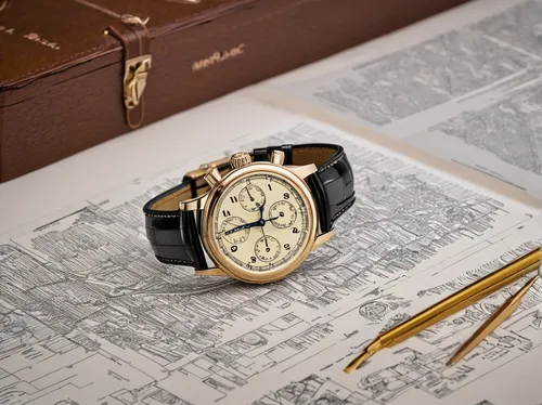 Montblanc 1858 Split Second Chronograph Limited Edition in Lime Gold,chronometer,vintage watch,mechanical watch,men's watch,watchmaker,analog watch,chronograph,timepiece,bearing compass,gold watch,mon