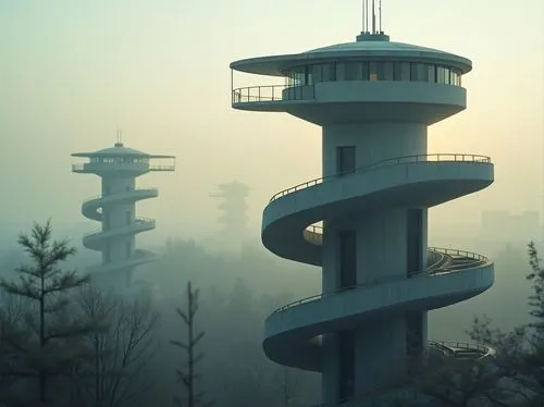 observation tower,lookout tower,bird tower,treehouses,watch tower,fire tower,cellular tower,watchtowers,the observation deck,skywalks,communications tower,observation deck,fairy chimney,futuristic landscape,outpost,steel tower,jetsons,tree house,watchtower,treehouse,Photography,General,Realistic