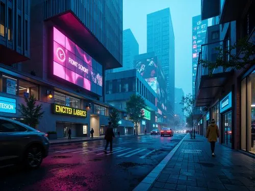 shinjuku,cybercity,neon sign,neon coffee,kowloon,3d render,city corner,neons,neon arrows,neon light,cybertown,tokyo city,neon lights,busan night scene,alleyway,cyberscene,render,cityscape,shibuya,cyberpunk