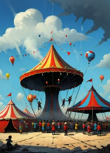 circus tent,carnival tent,circus,big top,circus show,cirque,Conceptual Art,Sci-Fi,Sci-Fi 07