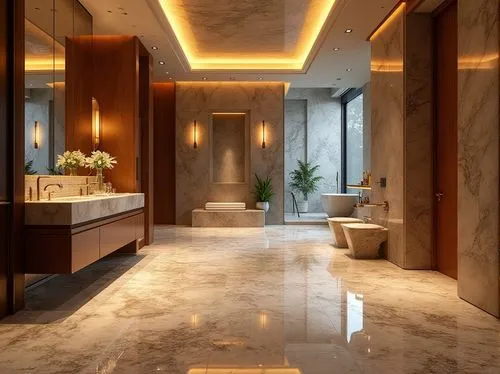 luxury bathroom,travertine,modern minimalist bathroom,luxury home interior,bath room,hallway space,interior modern design,3d rendering,bathroom,amanresorts,luxury hotel,hammam,washroom,ceramic floor tile,ensuite,natural stone,interior design,banyo,hallway,beauty room,Photography,General,Realistic