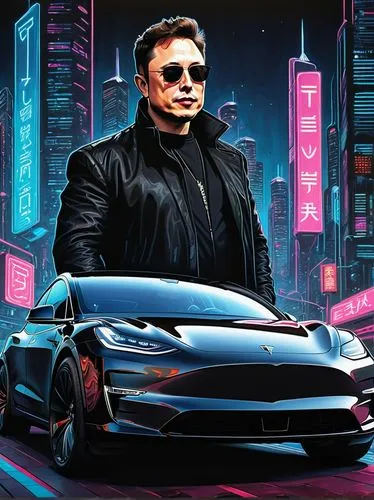 tesla,teslas,musk,model s,billionaire,elon,elektrocar,vector illustration,tesla model x,multibillionaire,rocketman,vector art,electric mobility,futuristic,zenterprise,tescoma,electronico,tron,villainous,gazillionaire,Illustration,American Style,American Style 07