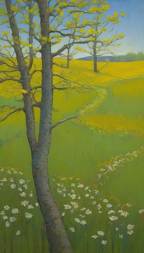 meadow in pastel,daffodil field,spring meadow,meadow landscape,summer meadow,yellow grass,tall field buttercup,blooming field,flowering meadow,green meadows,green meadow,meadows,dandelion meadow,field of flowers,buttercups,dandelion field,flower meadow,flowers field,springtime background,orchard meadow,Conceptual Art,Oil color,Oil Color 16