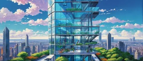 sky apartment,skyscraper,glass building,the skyscraper,skycraper,residential tower,skyscraping,supertall,citycell,skycycle,aqua studio,sky city,stalin skyscraper,skyscraper town,high-rise building,electric tower,skyreach,futuristic architecture,aritomi,cubic house,Conceptual Art,Daily,Daily 31