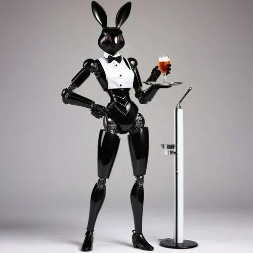 animatronic,rabbot,barbot,lepus,bunni,easter bunny,bunny,cartoon bunny,cartoon rabbit,jack rabbit,patapon,sagmeister,animatronics,barmaid,fembot,bunnie,dobunni,rabbids,cabaret,myxomatosis,Photography,Black and white photography,Black and White Photography 11