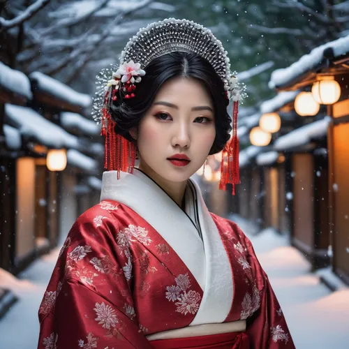 japanese woman,geisha girl,geisha,oriental princess,oriental girl,suit of the snow maiden,mulan,the snow queen,korean village snow,korean culture,hanbok,asian woman,inner mongolian beauty,korean,mukimono,japanese culture,oriental,kitsune,korean drama,motsunabe,Photography,General,Natural