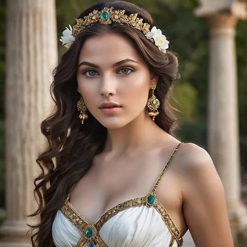 miss circassian,diadem,bridal jewelry,thracian,aditi rao hydari,bridal accessory,princess sofia,eurasian,persian,headpiece,gold jewelry,celtic queen,athena,arabian,celtic woman,beautiful woman,gold crown,jasmine,yasemin,cleopatra,Photography,General,Realistic