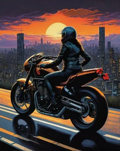 motorbike,tatari,motorcycle,akira,yamaha,mignoni,black motorcycle,motorcyclist,ducati,motoko,nishiki,fz,ducati 999,gsx,nightrider,motorcyle,suzuki,motorcycling,motohiro,kawasaki,Illustration,Realistic Fantasy,Realistic Fantasy 03