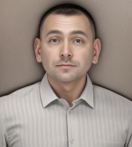 a man is posing in a shirt with a mustache,topalov,dzagoev,kiryakov,rahimov,kulayev,masaliyev,Common,Common,Natural