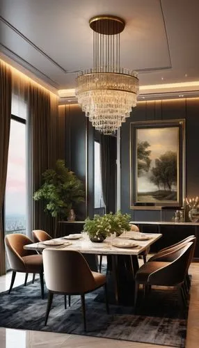 luxury home interior,penthouses,contemporary decor,interior modern design,modern decor,dining room,minotti,interior decoration,interior decor,3d rendering,modern living room,dining room table,interior design,apartment lounge,modern room,breakfast room,search interior solutions,livingroom,dining table,baccarat,Illustration,Realistic Fantasy,Realistic Fantasy 35