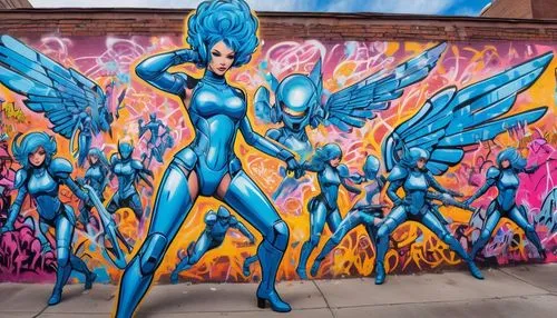 bluefire,cyberangels,graffiti art,shoreditch,furies,winx,Conceptual Art,Graffiti Art,Graffiti Art 07