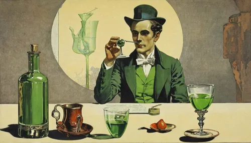 absinthe,crème de menthe,snifter,riddler,prohibition,drinking glasses,stemware,pipe smoking,glass harp,spy-glass,gimlet,green beer,bartender,aperitif,dutchman's pipe,juice glass,apéritif,barman,pipe vinous,aristocrat,Photography,Fashion Photography,Fashion Photography 26