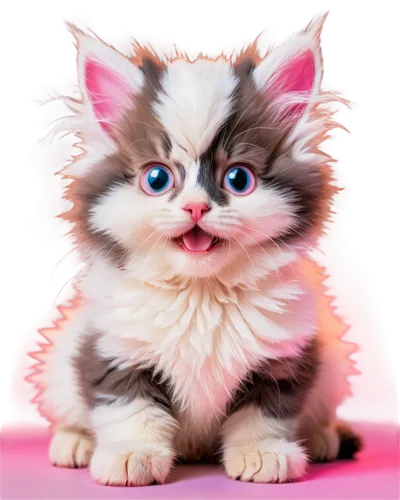 kittenish,pink cat,cute cat,cartoon cat,mew,kittu,cat kawaii,blossom kitten,mogwai,funny cat,kitten,cat vector,murgatroyd,doll cat,pink background,birman,kittikachorn,kittner,meowing,chromaffin,Conceptual Art,Sci-Fi,Sci-Fi 27