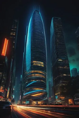 futuristic architecture,cybercity,oscorp,azrieli,guangzhou,doha,dubay,futuristic landscape,megacorporations,cybertown,cyberport,dubia,megacorporation,mubadala,lexcorp,the skyscraper,baku,astana,skyscraper,tallest hotel dubai,Art,Artistic Painting,Artistic Painting 27