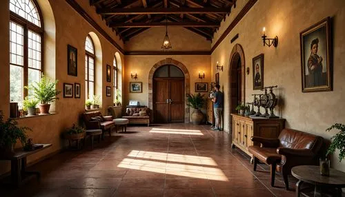 filoli,cloister,michaelhouse,lobby,narthex,entrance hall,foyer,cloisters,parador,inside courtyard,refectory,peterhouse,entryway,hallway,hall,anteroom,hotel hall,cloistered,breezeway,monasterio