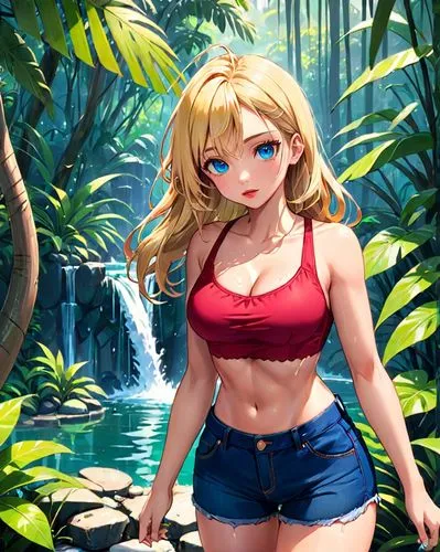 summer background,michiru,mari,karin,kaho,aloha,kke,nami,serena,fionna,mayapuri,darjeeling,beach background,sena,maroma,katsuragi,minako,honolulu,cascada,in the forest,Anime,Anime,Realistic