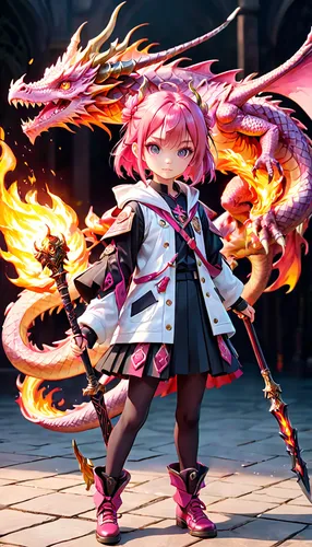 chaoyang,fire devil,fire poi,fire angel,fire lily,dragon fire,flame spirit,fire kite,dancing flames,fire siren,fire poker flower,fire cherry,fire background,sword lily,dragon li,draconic,mado,wyrm,drg,fire dance,Anime,Anime,General