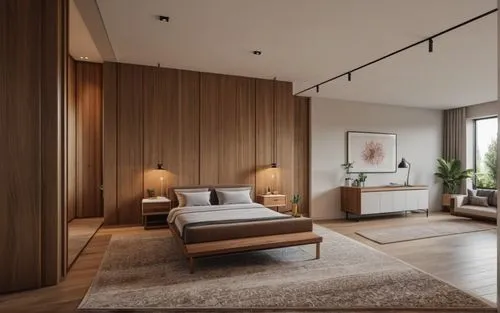 this room is well lit by large windows and wood paneling,minotti,modern room,modern minimalist lounge,contemporary decor,interior modern design,modern decor,livingroom,penthouses,apartment lounge,shar