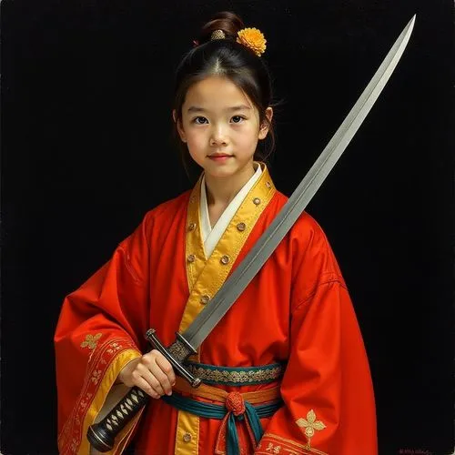 chuseok,seondeok,dongbuyeo,qianfei,katana,beautiful girls with katana,zhiyuan,hanbok,dongyi,joseon,daehan,gisaeng,naginata,sikatana,gungnyeo,gudeok,heungseon,hanseong,jeongjo,mongolian girl,Illustration,Abstract Fantasy,Abstract Fantasy 03