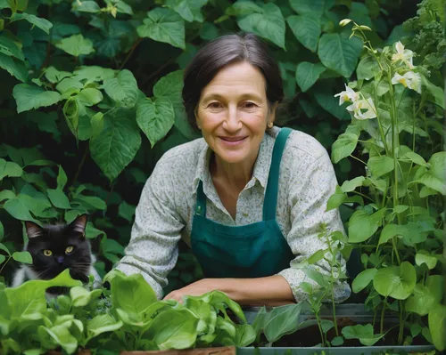 Write a heartwarming story about a bountiful garden that brings joy to a grieving community.,picking vegetables in early spring,permaculture,fragrant peas,arugula,garden salad,chervil,kitchen garden,i